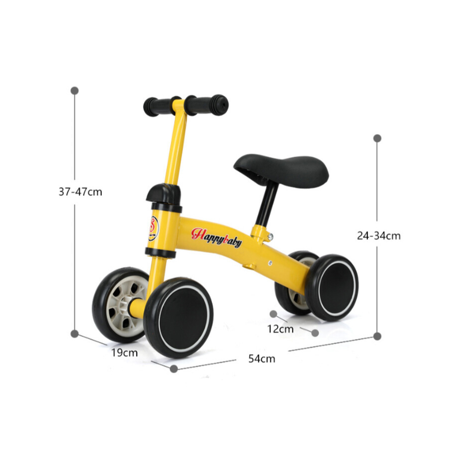 Triciclo Correpasillos De Aprendizaje 4 Ruedas Colores-1