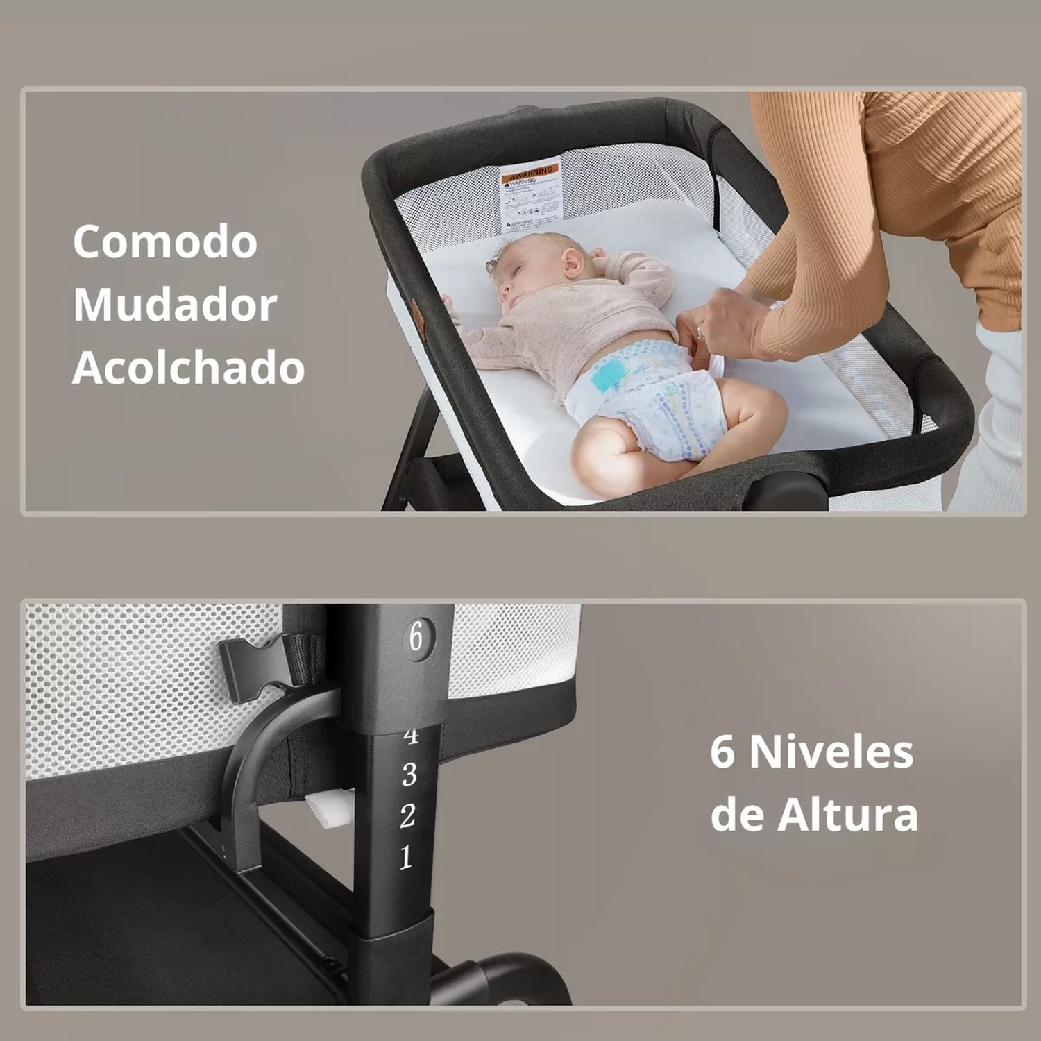 Cuna Colecho Bebé Colchón Premium Babybond-2