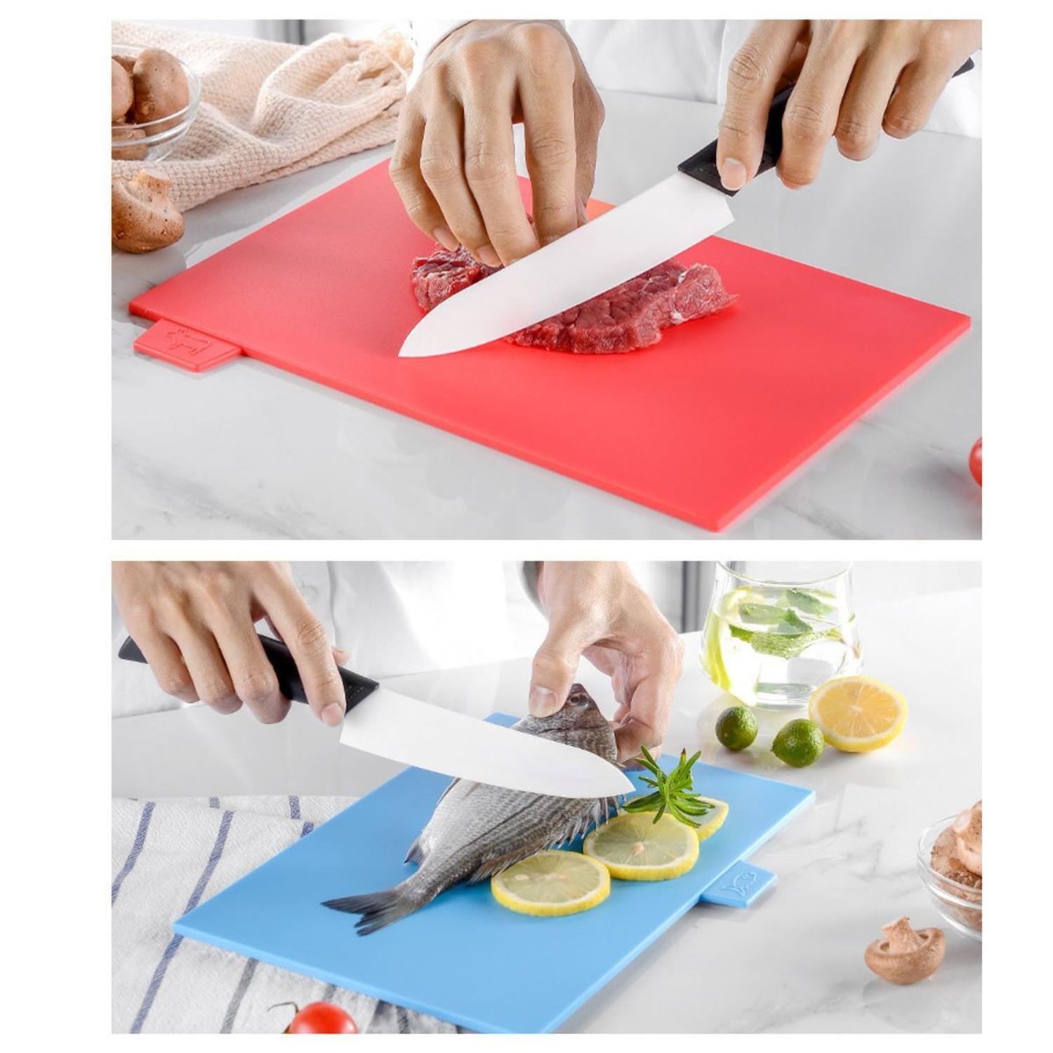 Set De 4 Tablas Para Cortar Y Picar De Plástico Colores-7