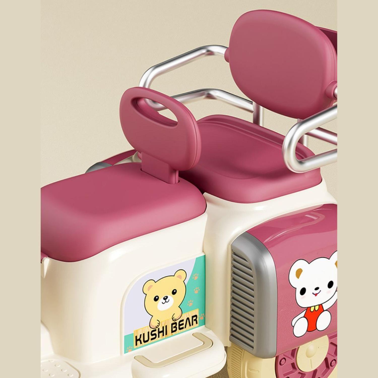 Moto Scooter Eléctrica Bebés Niños Música Luces Bluetooth-2