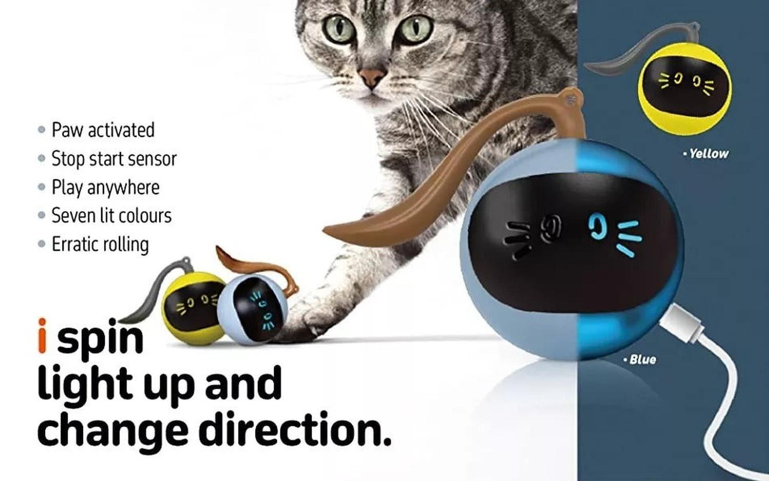 Juguete Gato Interactivo Pelota Inteligente Recargable Usb-4
