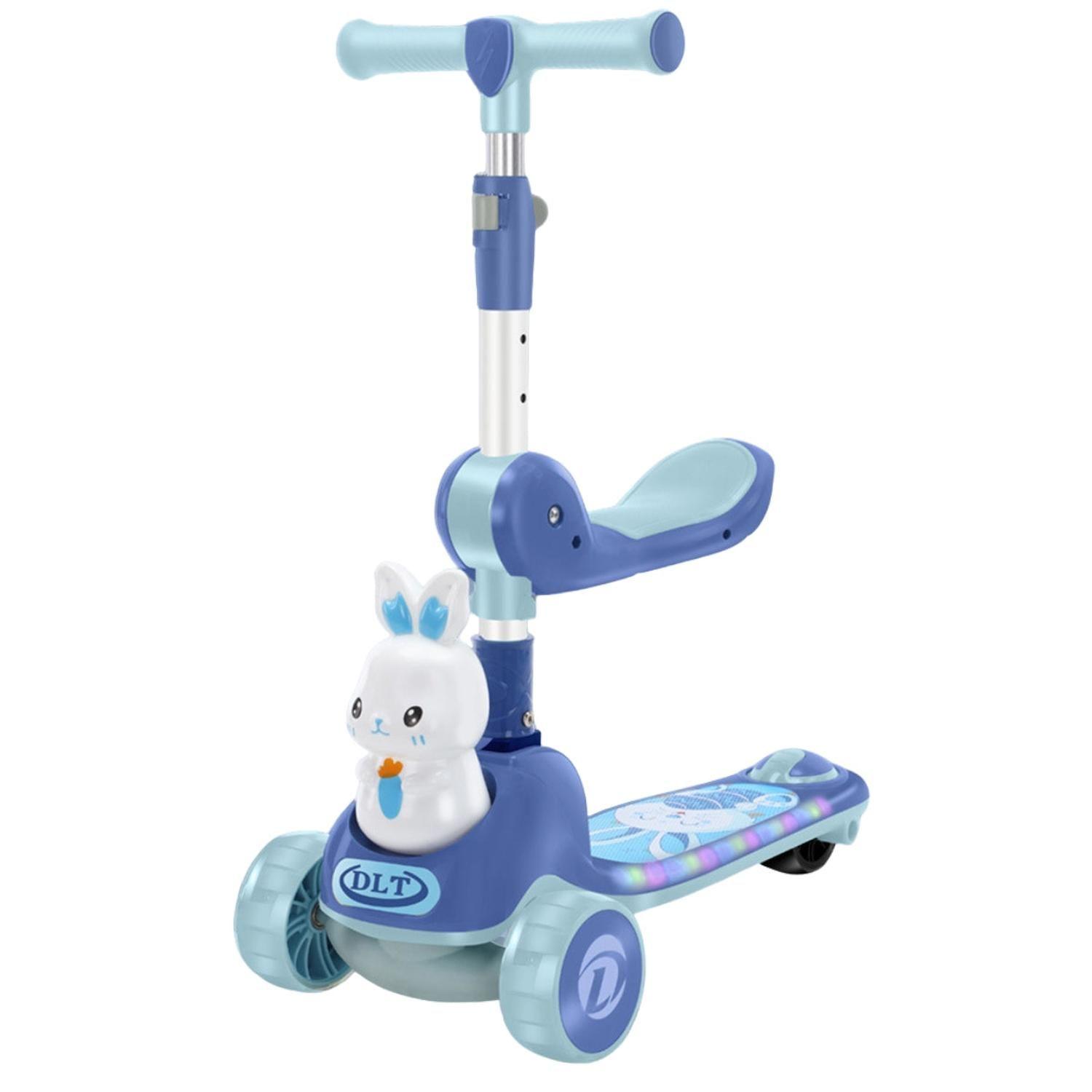 Scooter 3 ruedas con Asiento para Bebés Musical con Luces-0