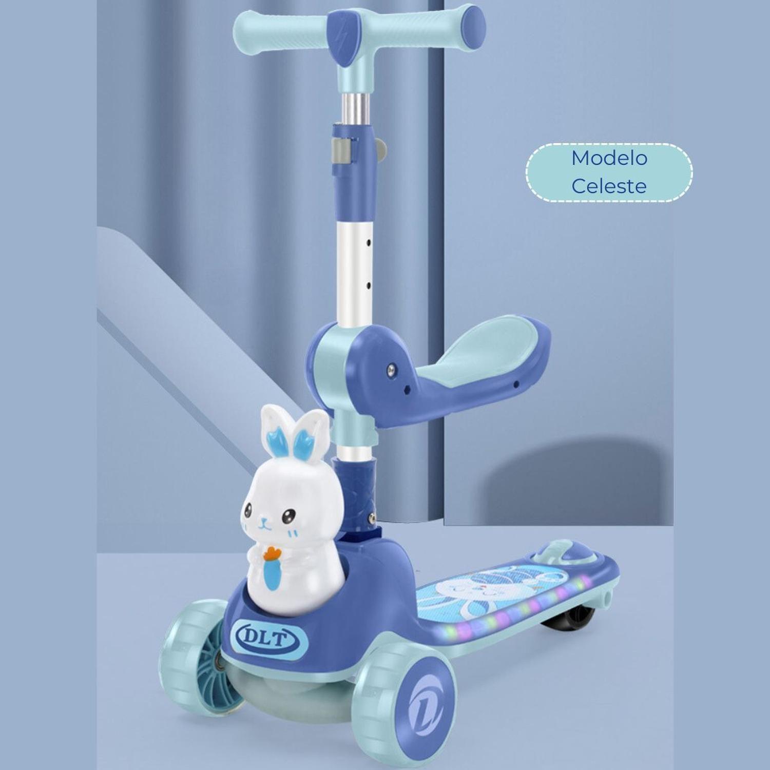 Scooter 3 ruedas con Asiento para Bebés Musical con Luces-1