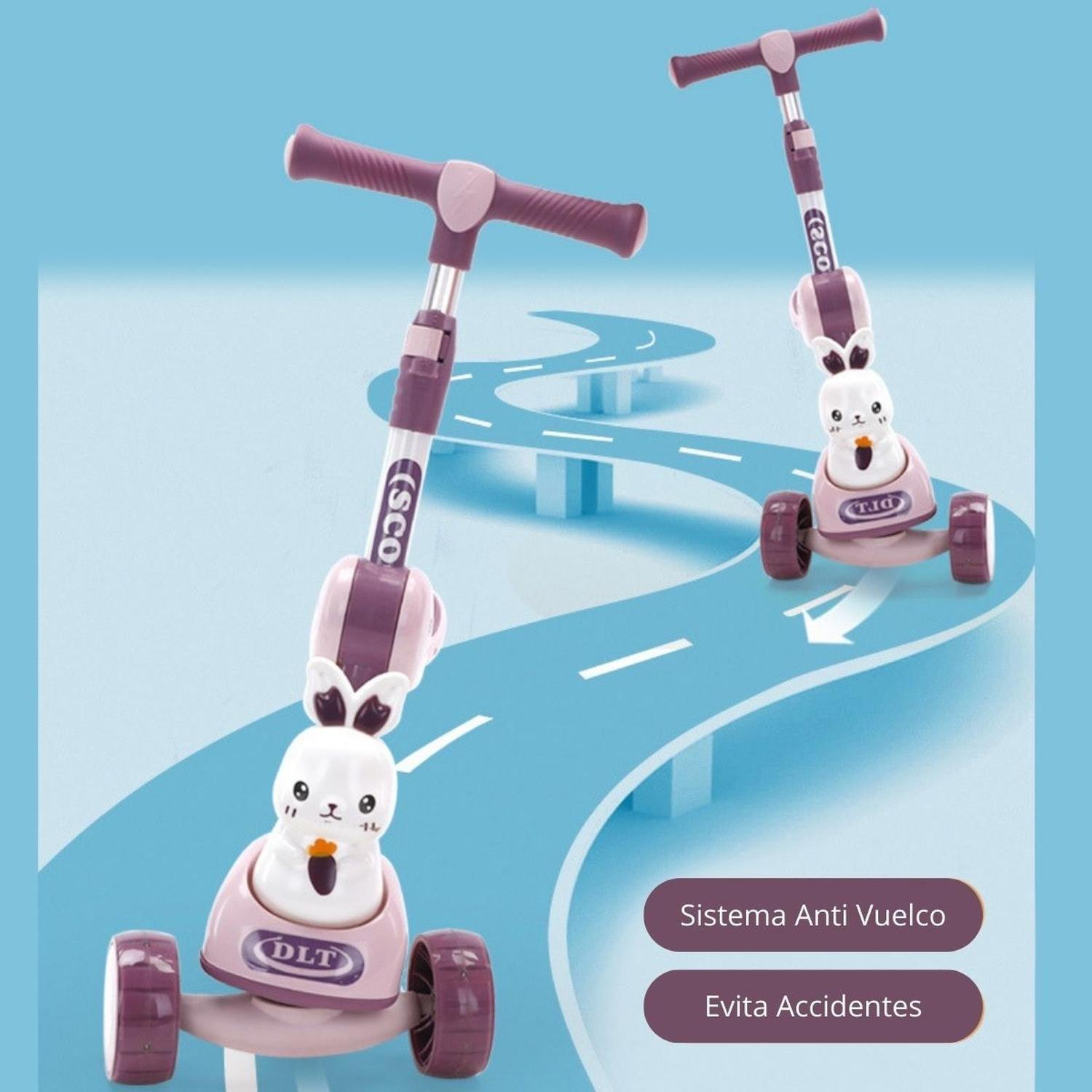 Scooter 3 ruedas con Asiento para Bebés Musical con Luces-6