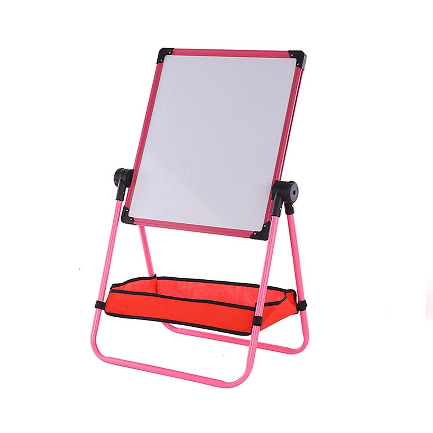 Pizarra Blanca y de Tiza 2 en 1 Doble Cara para Niños Compacta y Plegable-0