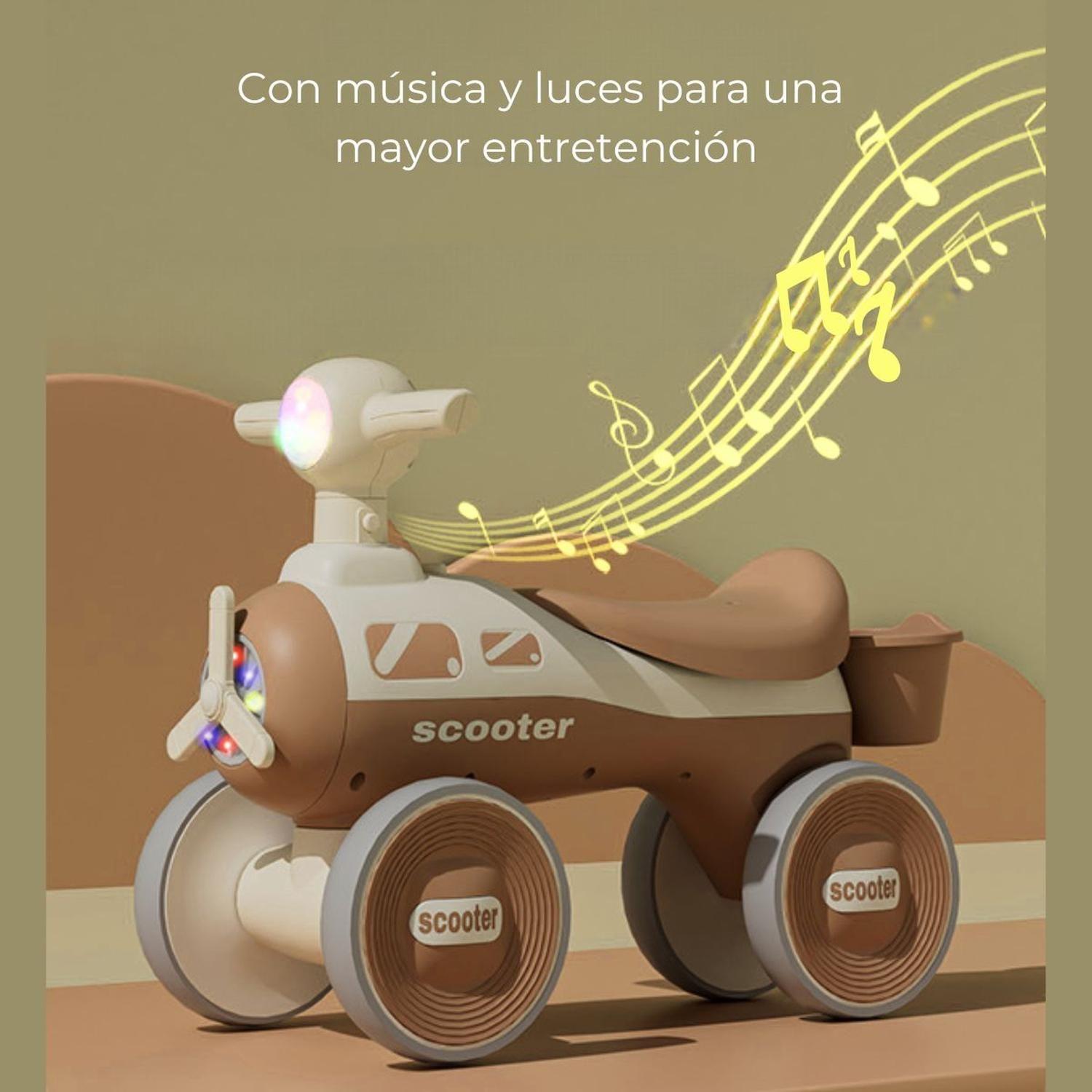 Triciclo Correpasillos con Hélice Bebés Niños Música Luces-2