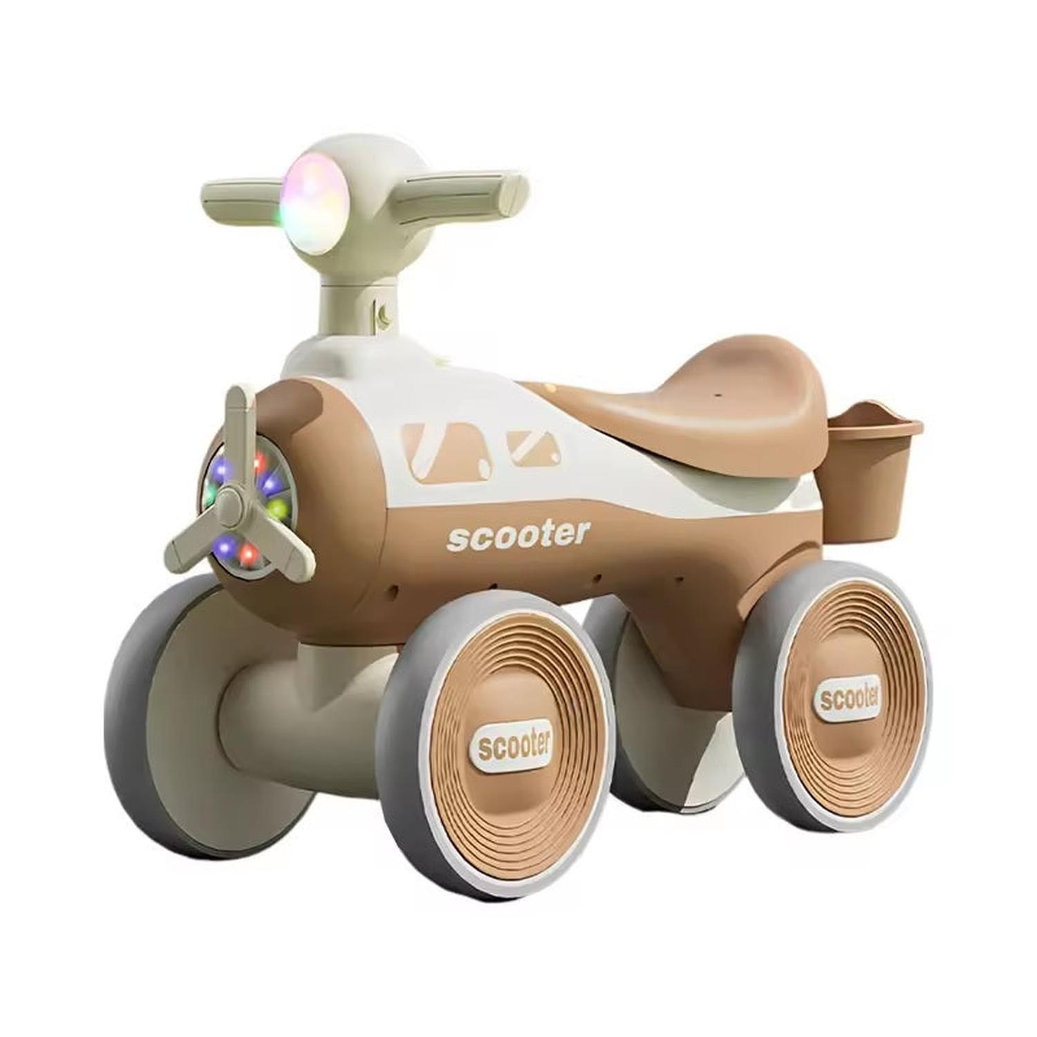 Triciclo Correpasillos con Hélice Bebés Niños Música Luces-0