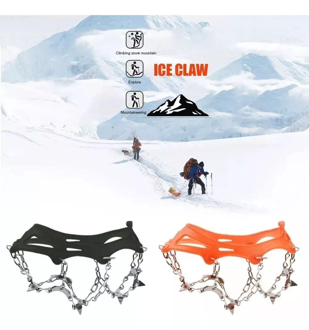 Crampones Antideslizantes Ajustable De Acero para Invierno-4