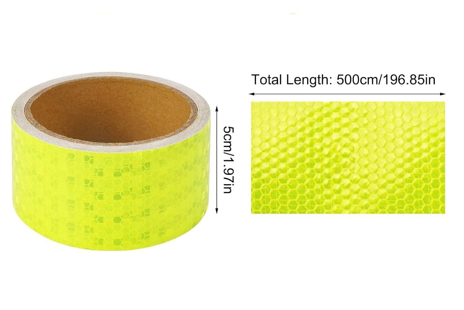 Cinta Reflectante / Fluorescente Adhesiva 5cm X 5 Metros-2