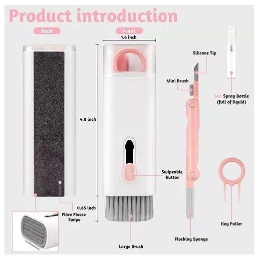 Kit Limpieza Electrónica De Auriculares Para Teclado 7 En 1-3