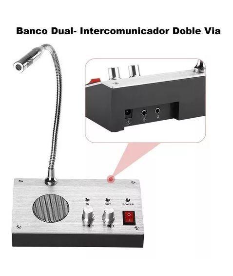 Intercomunicador Citófono Parlante Micrófono Banco Tipo Caja-3
