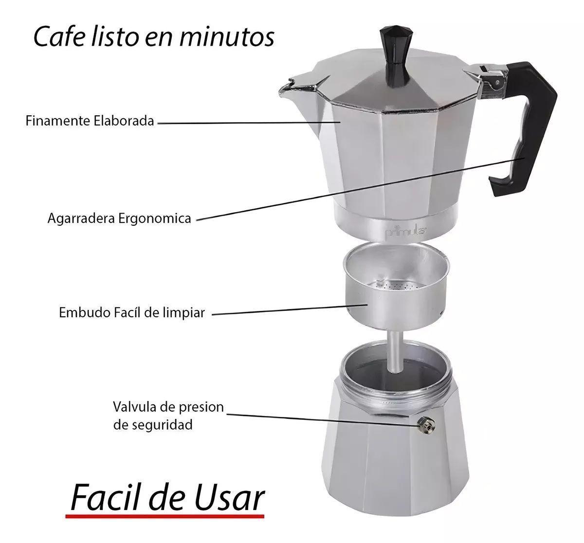 Cafetera Italiana 6 Tazas Cafetera Portátil Grecas-4