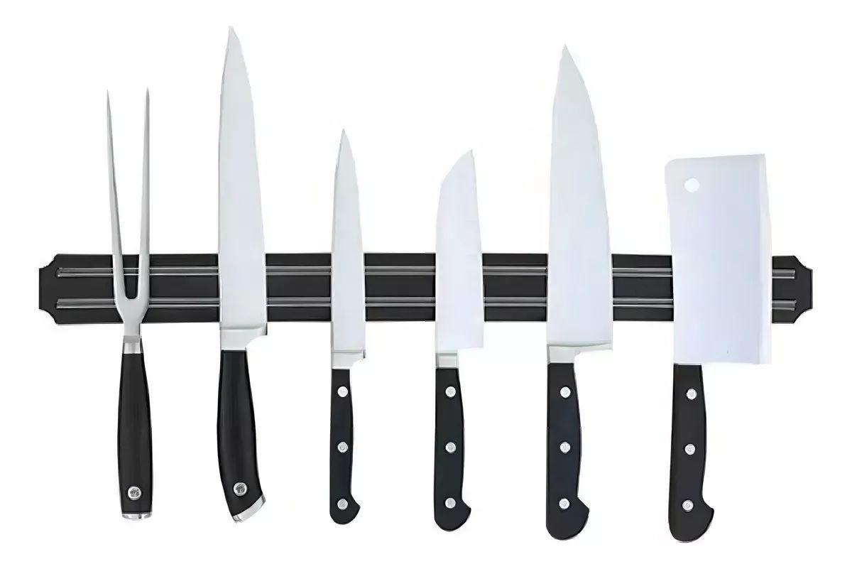Barra Magnética Imán 50cm Cuchillos Utensilios Herramientas-2