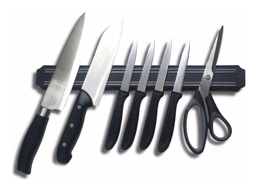 Barra Magnética Imán 50cm Cuchillos Utensilios Herramientas-3