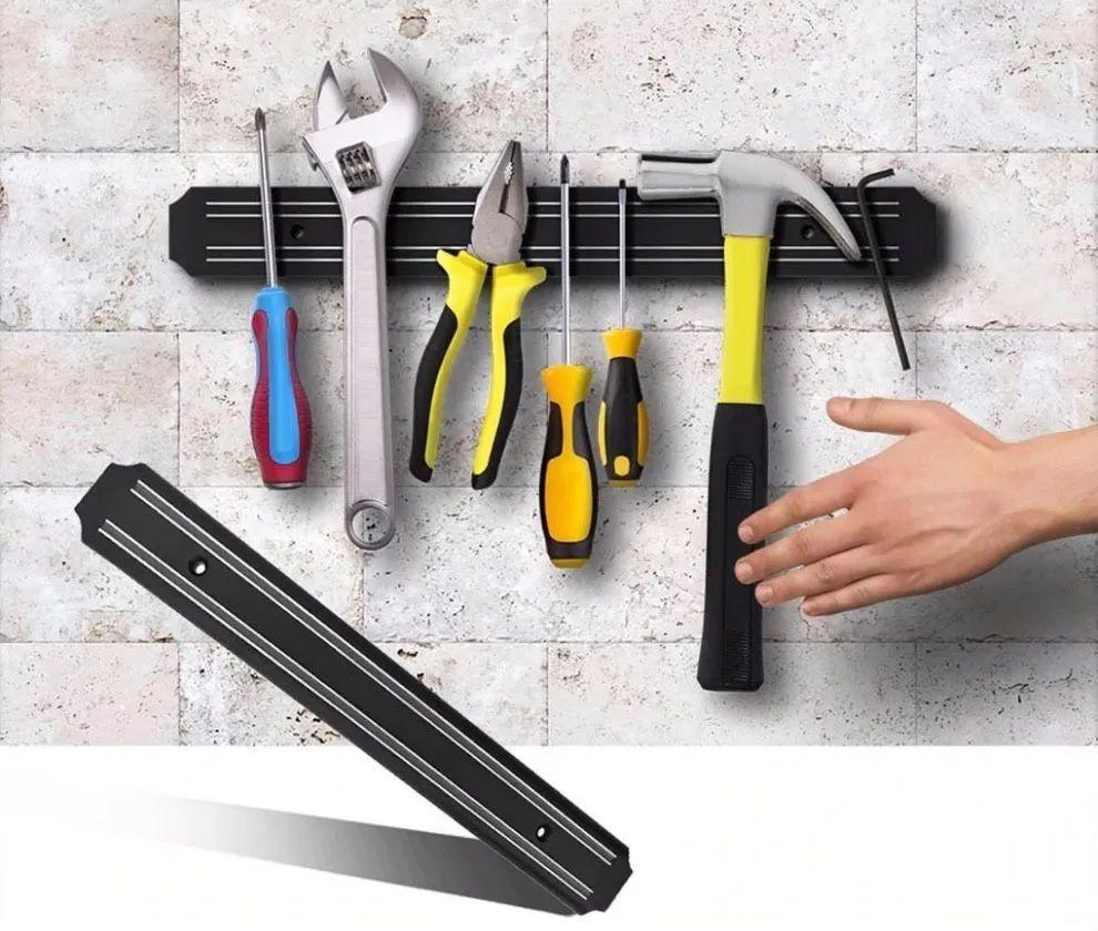 Barra Magnética Imán 50cm Cuchillos Utensilios Herramientas-4