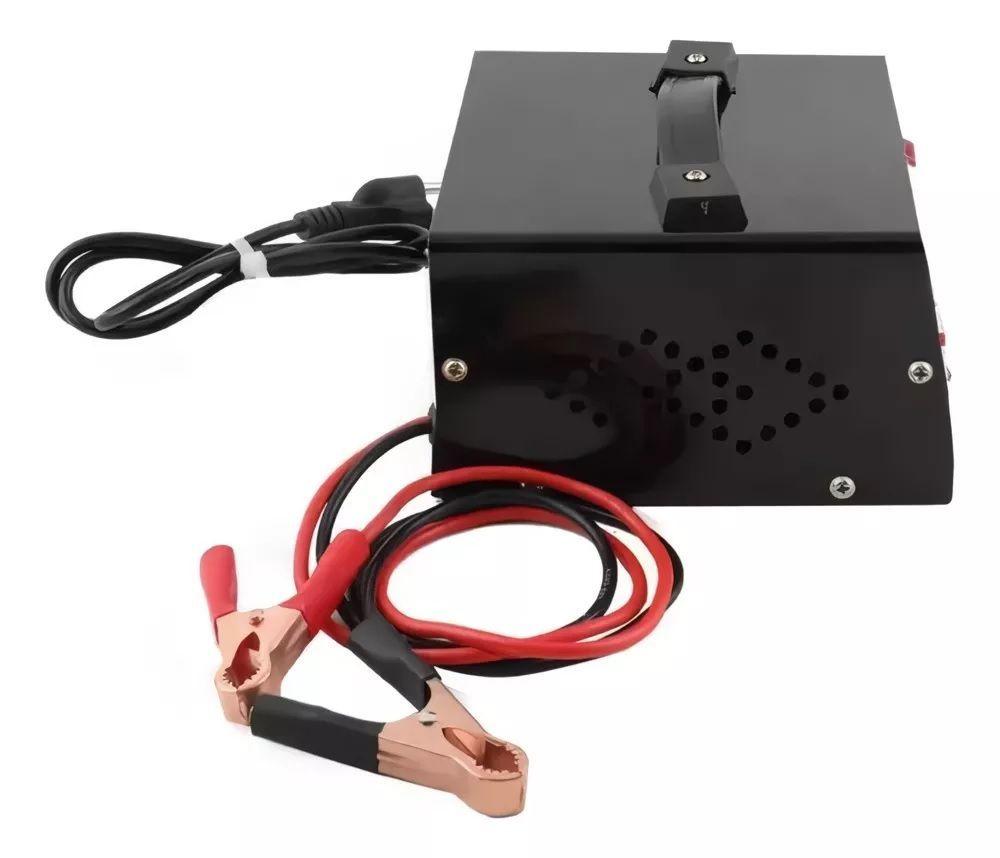 Cargador De Batería Para Autos Y Motos 12v Y 24v Automático-3