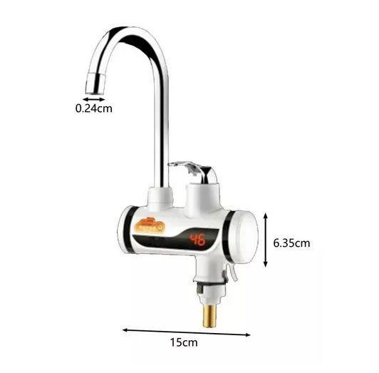 Llave Eléctrica Para Lavaplatos Ducha Calentador De Agua-1
