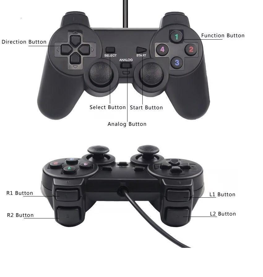 Control Mando Joystick USB Para PC Winxp/Win7/Win8/Win10-5