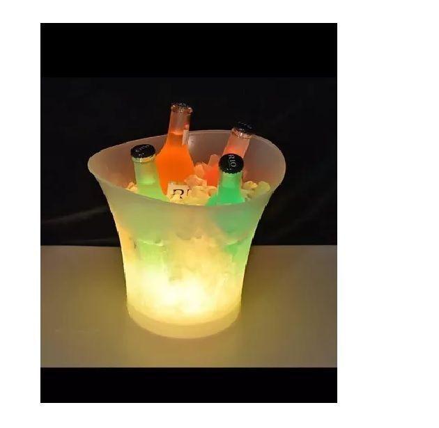 Hielera Cubetera Con Bluetooth Luz Led RGB Y Parlante-5