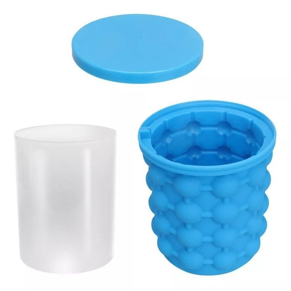 Molde Silicona Hielera Hacer Cubos De Hielo Ice Cube Maker-2