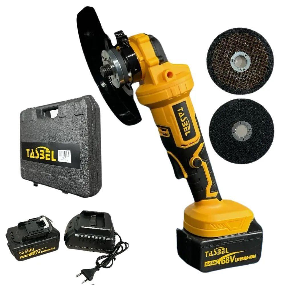 Esmeril Angular Inalámbrico 2 Baterías 68V 1080W-0
