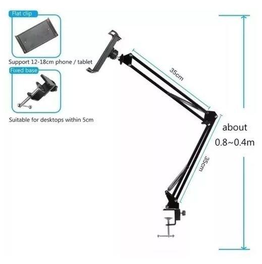 Soporte Brazo Flexible Para Tablet/iPad/celular Escritorio-2