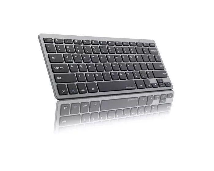 Teclado Inalámbrico Bluetooth Recargable Weibo Color Negro-0
