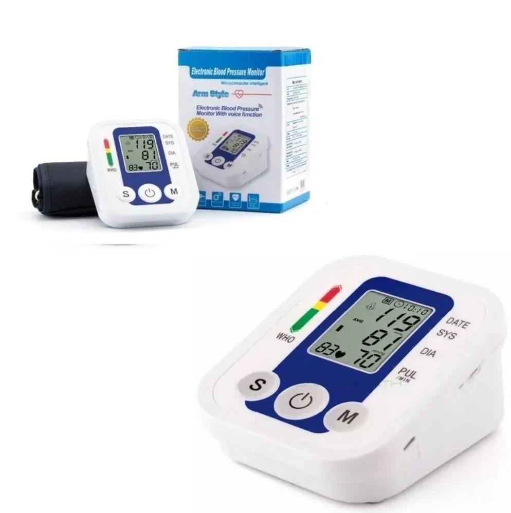 Pack Tensiómetro Digital Toma Presion+oximetro Pulso Monitor-4