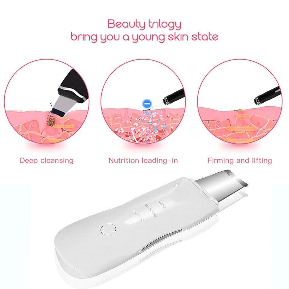 Espátula Ultrasónica Paleta Ultrasónica Facial Limpiadora-2