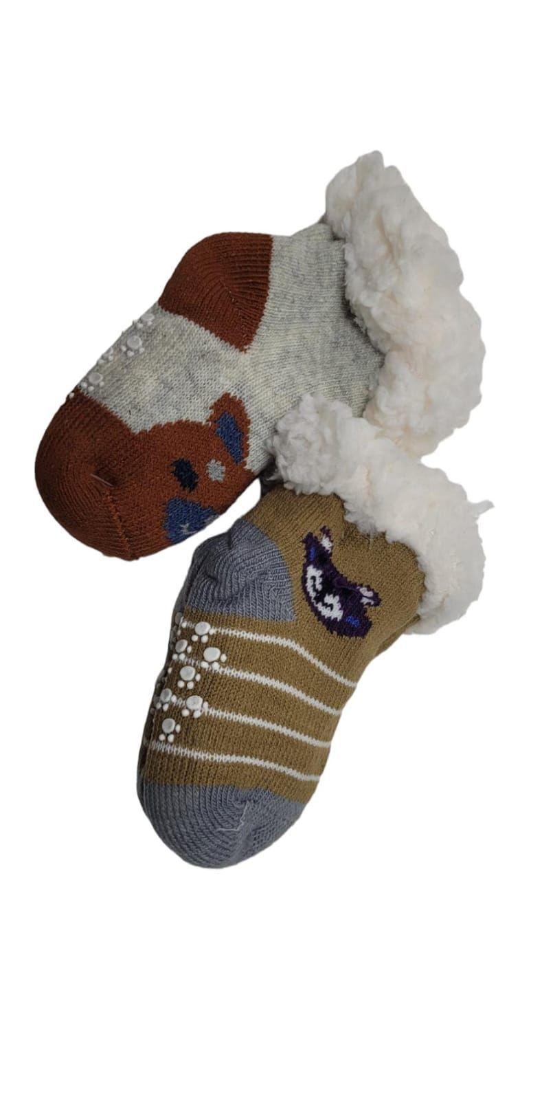 X12 Medias Calcetines De Invierno Chiporro Frio Niña - Niño-2