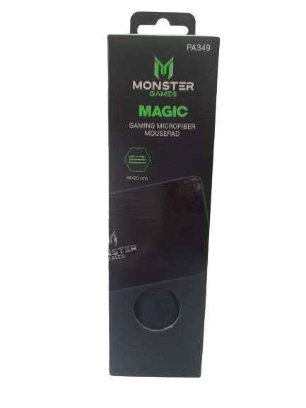 ALFOMBRILLA DE MOUSE|, MICROFIBRA PARA JUEGOS 40x20cms MONSTER GAMES Q.N BUSINESS GROUP -0