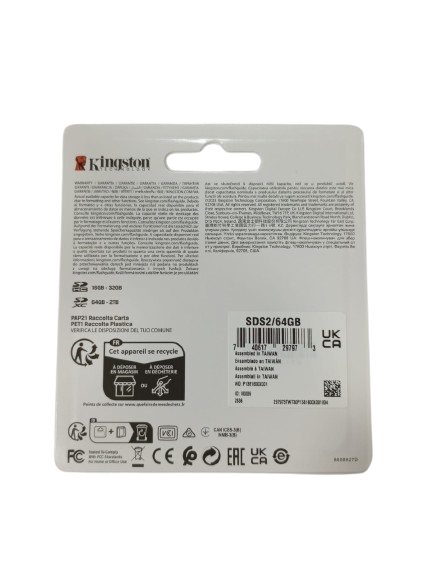 TARJETA SD 64GB KINGSTON Q.N BUSINESS GROUP -1