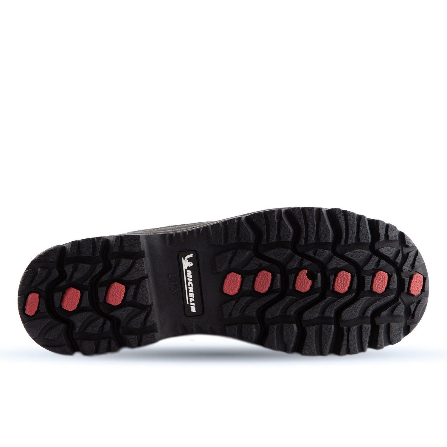 BOTÍN WATERPROOF HOMBRE GRIS OSCURO ROJO MICHELIN FOOTWEAR LX13-1