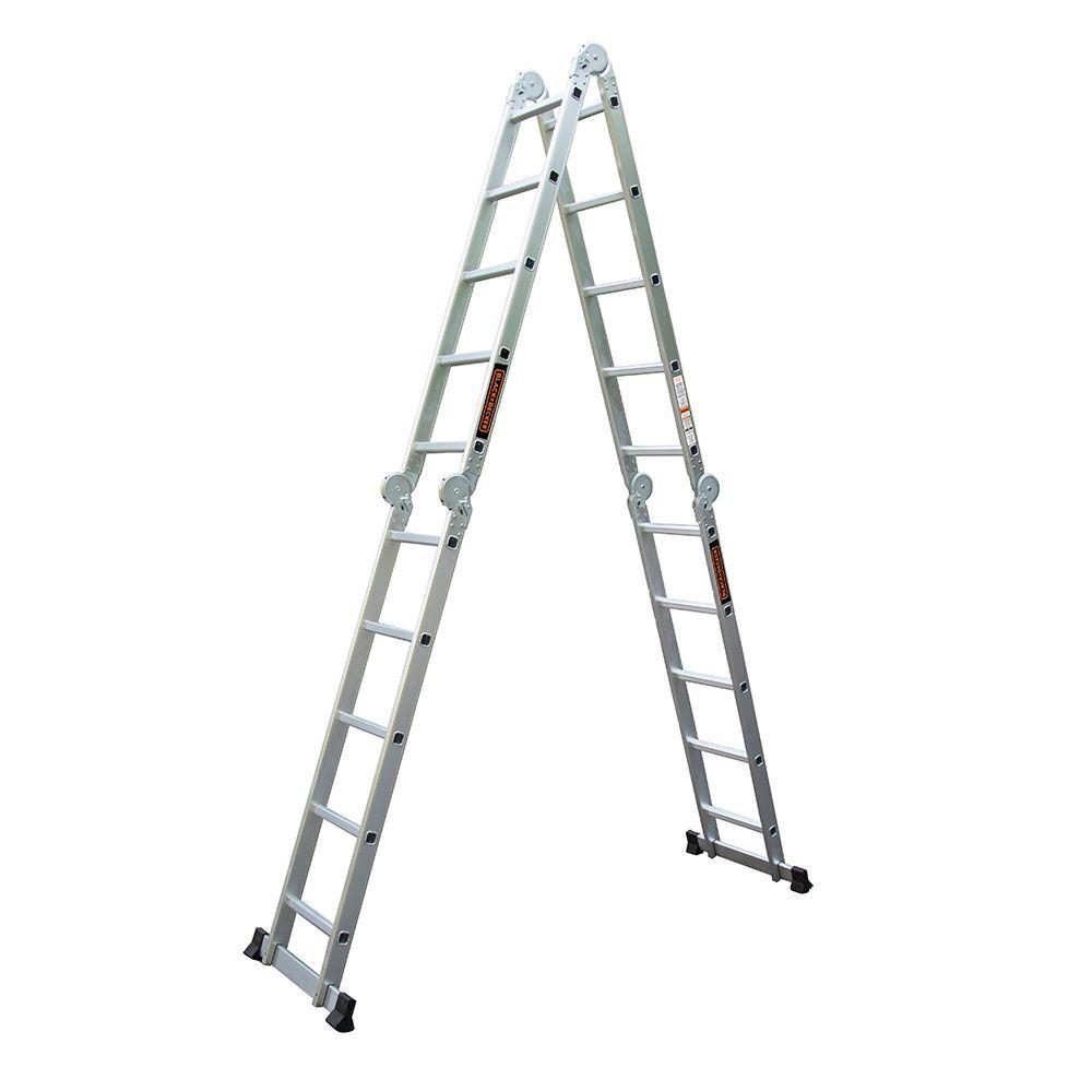 Escalera Black + Decker Articulada 4x5 150Kg-3