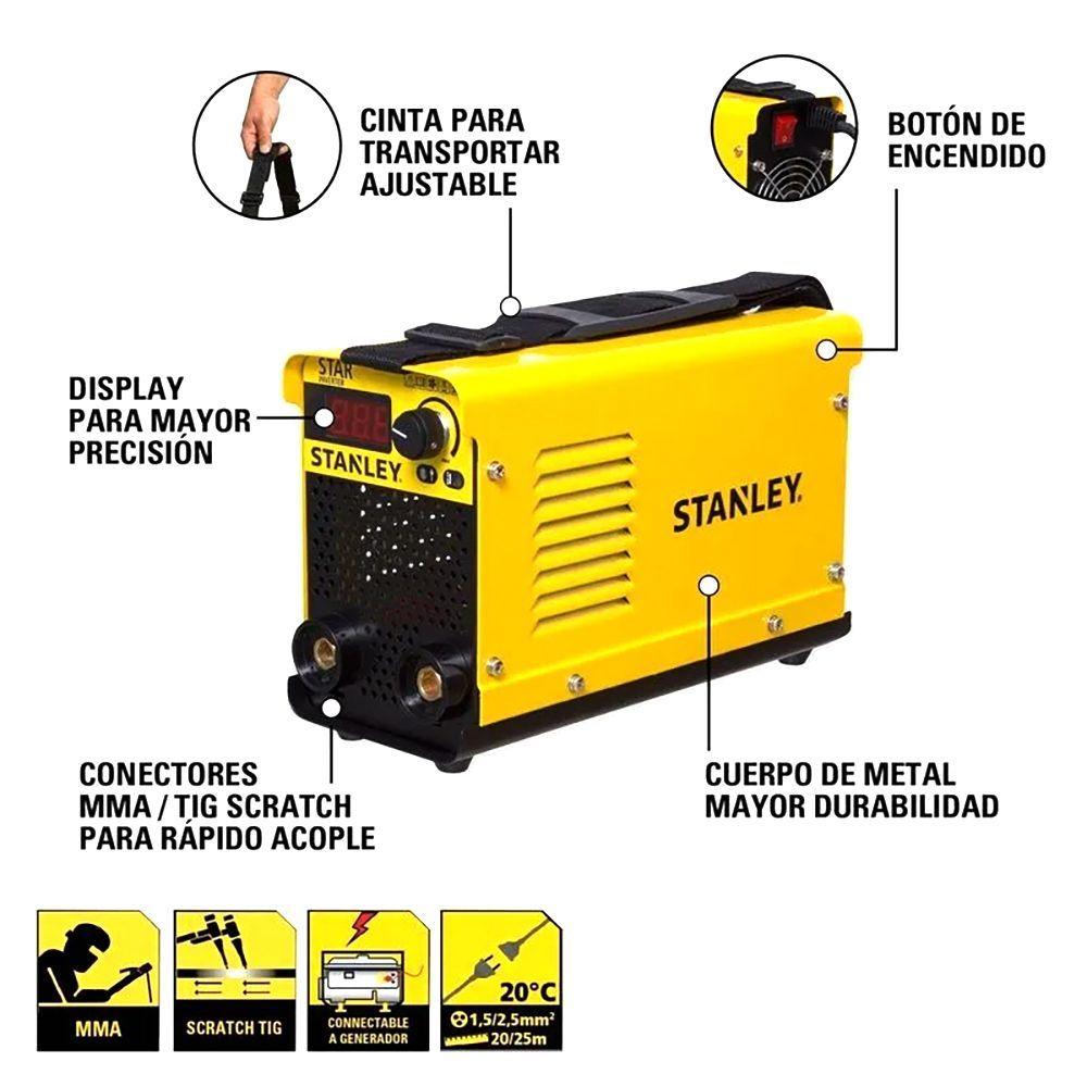 Soldadora Inverter Stanley Star4000 160 Amper-3