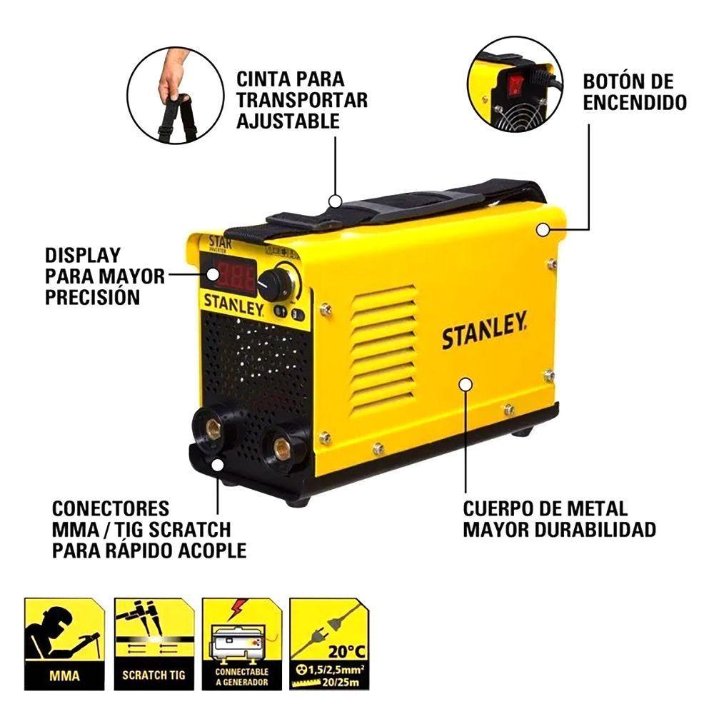 Soldadora Inverter Stanley Star4000 160 Amper-3