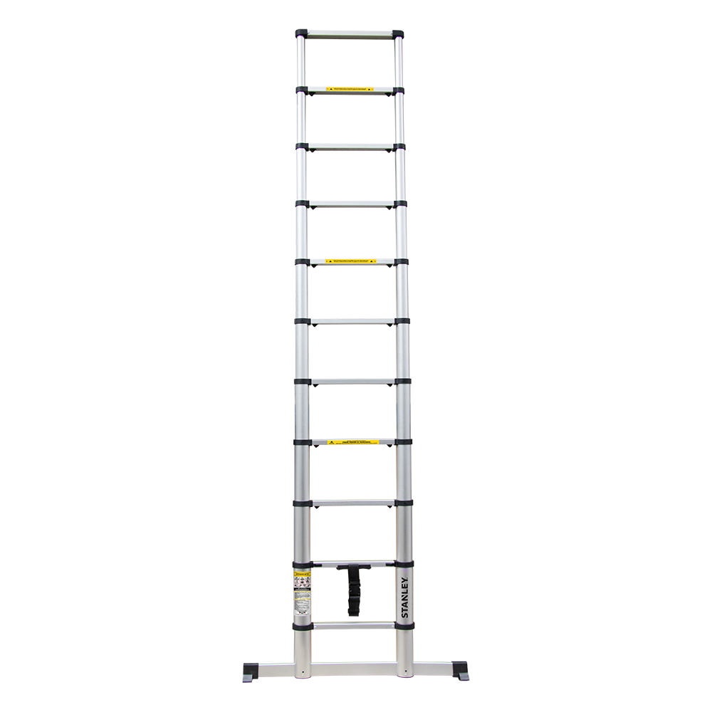 Escalera Stanley Telescópica SoftClose 3,2mt 11 escalones + estabilizador-1