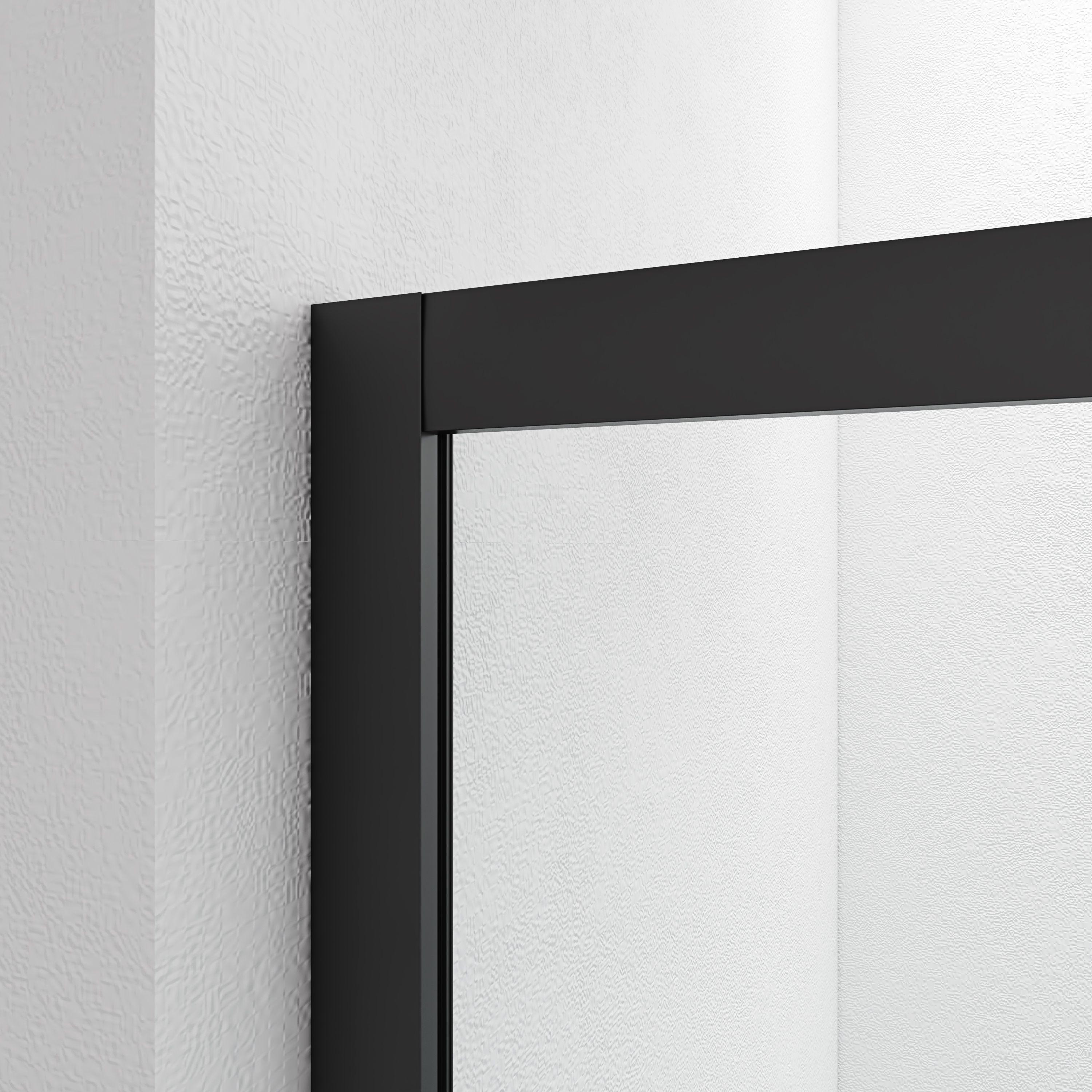 Cabina ducha Elegance Medium 80x80x200cm cuadrada negra.-6
