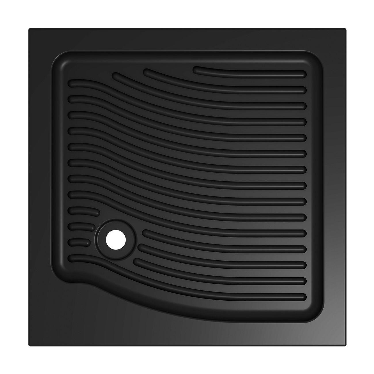 Receptaculo de Ducha 80x80cm Negro-0