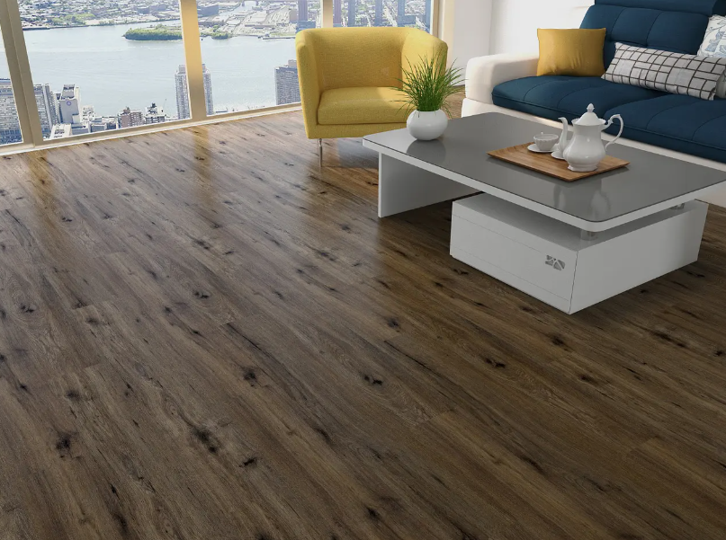 Piso Vinilico SPC Roble Oak caja 2.8m2 5mm 122x23cm-1