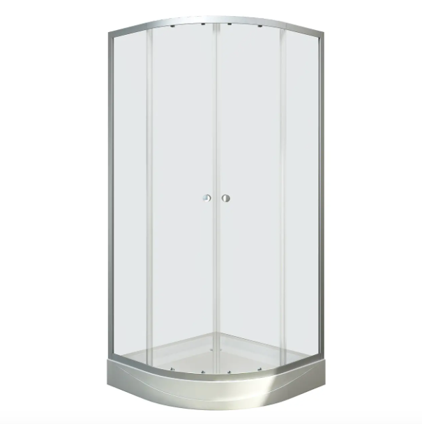 Combo Cabina Elegance 90x90 Curva Columna de Ducha 3 Funciones-2