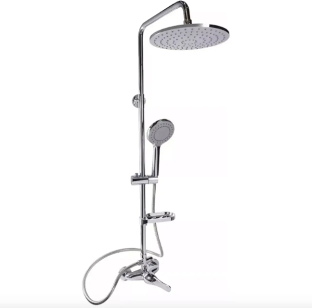 Combo Cabina Elegance 90x90 Curva Columna de Ducha 3 Funciones-3