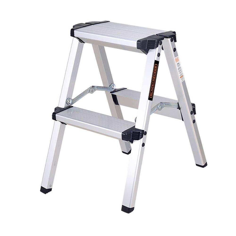 Escalera Black + Decker tipo Taburete 2 escalones-0