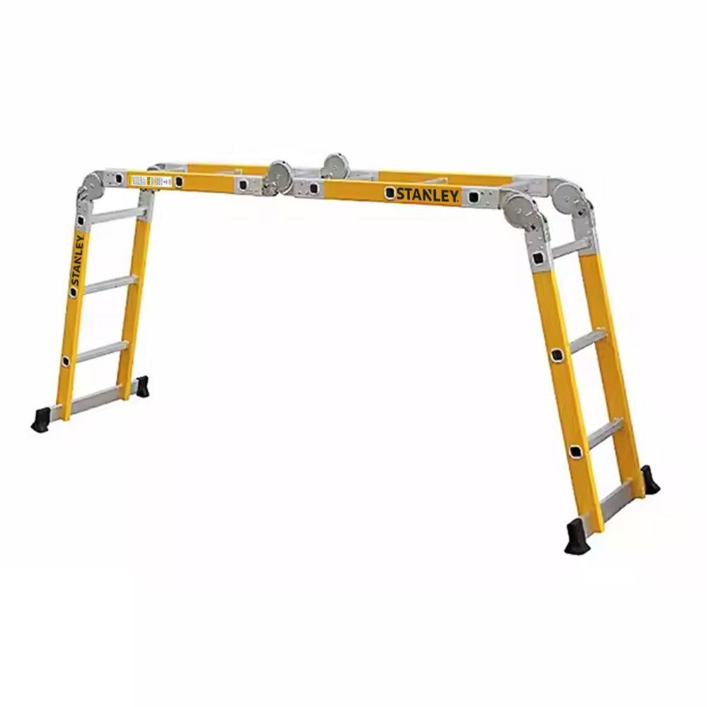 Escalera Stanley Articulada Dieléctrica 150Kg 4x3-2