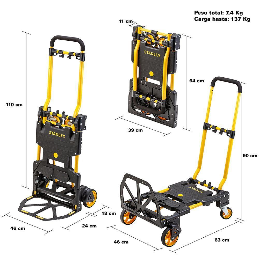 Carro Plegable 2 in 1 STANLEY FT585 70/137 Kg-4