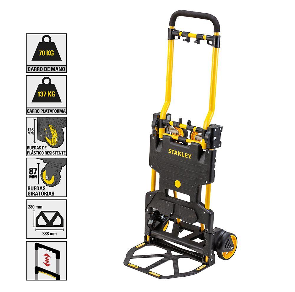 Carro Plegable 2 in 1 STANLEY FT585 70/137 Kg-5