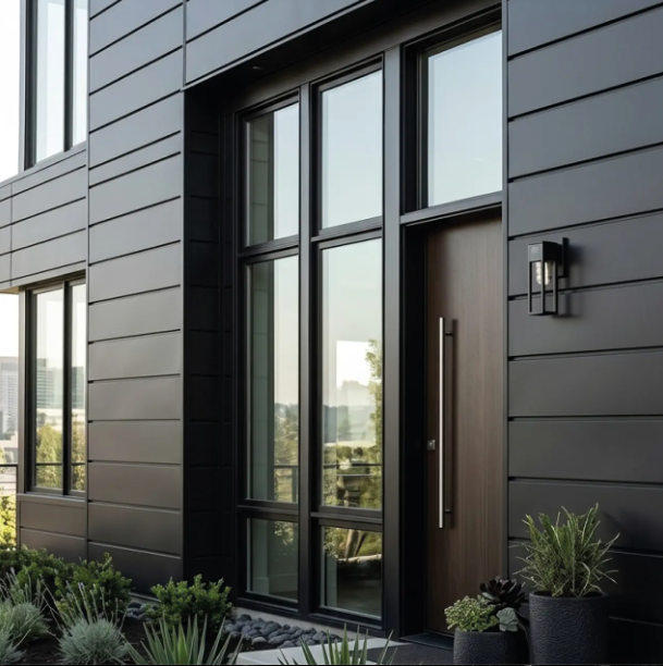 Metal Siding Negro Onix 3 tablas 2900x383x16mm Caja 8 Unids-1