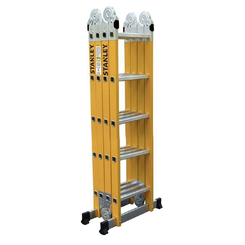Escalera Stanley Articulada Dieléctrica 150Kg 4x5-0