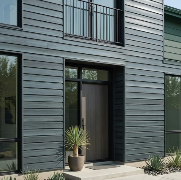 Metal Siding Gris Rustic 4 tablas 2900x383x16mm Caja 8 Unids-3
