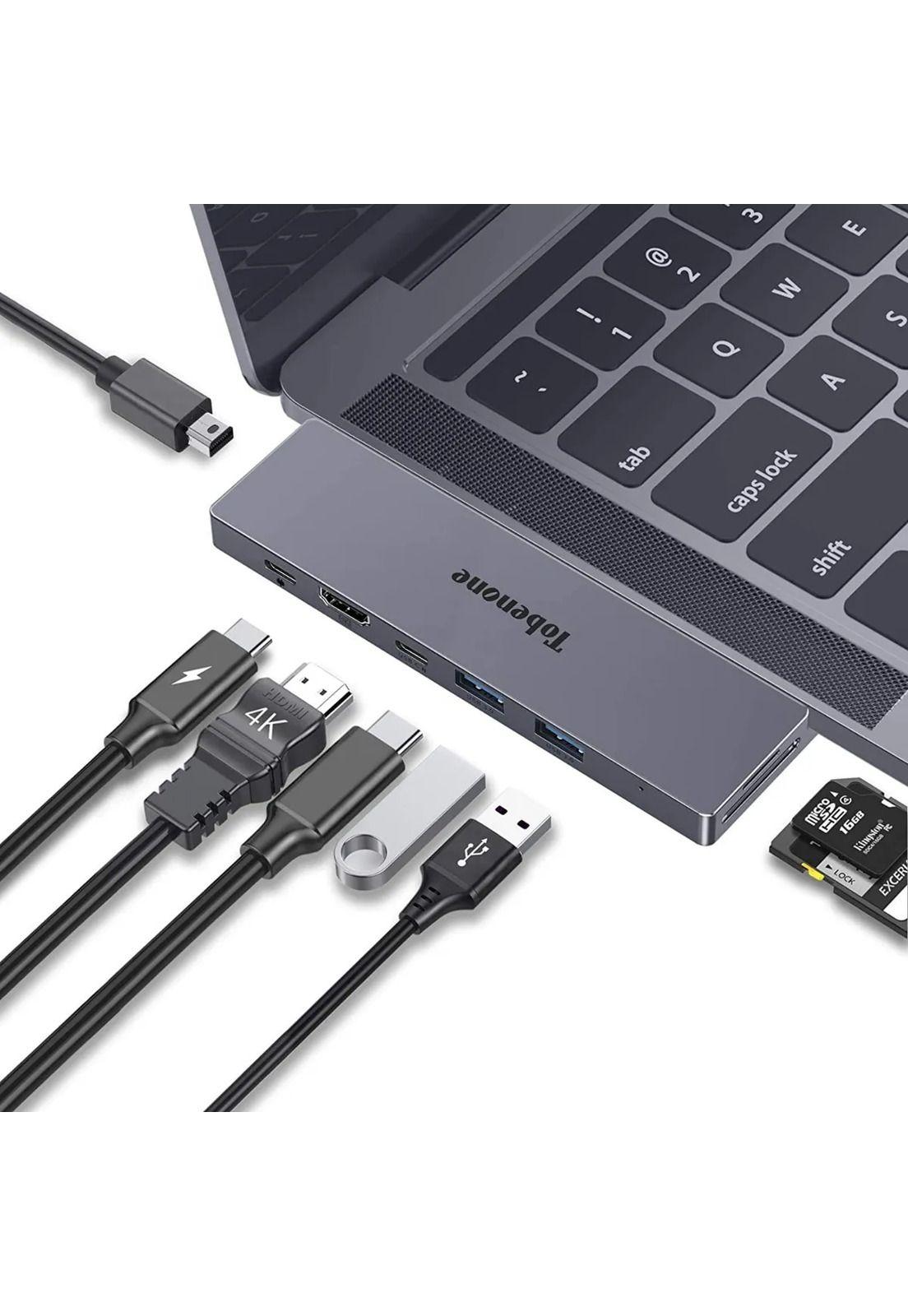 Hub Para Macbook Pro/air 8 En 2 Tobenone-0